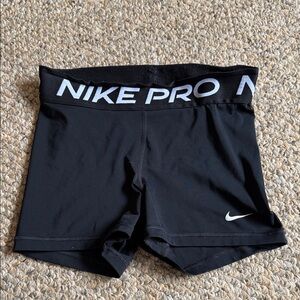 Nike Pro Black Athletic Shorts